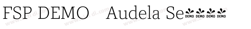 FSP DEMO   Audela Se字体转换